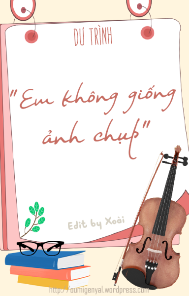 Bìa truyện Em không giống ảnh chụp